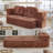 78.7" Convertible Folding Sofa Bed Full Size, Compression Comfy Boneless Loveseat Fold Out Couch With Pillows & Armrest-362040340