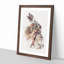 Brown Rabbit - Framed Print-56741668-56741669