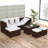 Frey 4 Piece Lounge Chair with Cushions-717459416-767940673