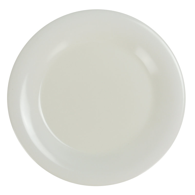 Milestone Narrow 12" Melamine Dinner Plate, Ivory