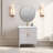 Lalena 30'' Single Bathroom Vanity with Ceramic Top-1171273179