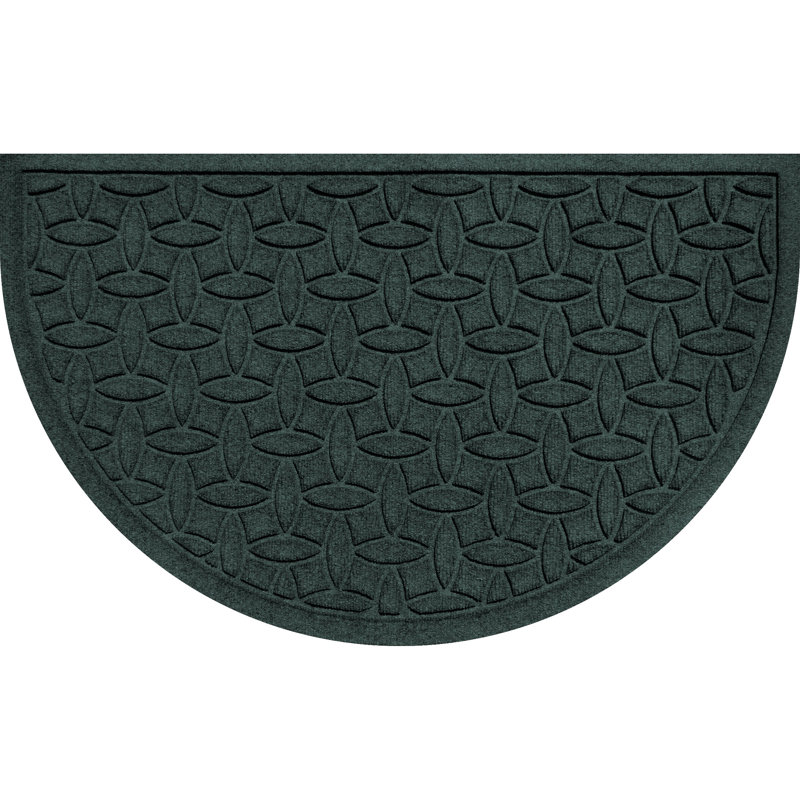 Tapis de porte intérieur antidérapant WaterHog Elipse, Evergreen, L 3 pi x L 7 pi