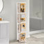 Armoire de salle de bain autoportante 4 niveaux