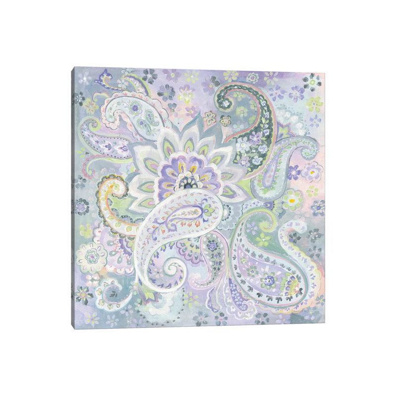 Paisley Dream 1 Piece Wrapped Canvas Wall Art, 45.72 cm H x 45.72 cm W x 1.91 cm D