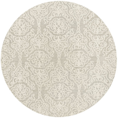 Davyan Hand Tufted Wool Damask Rug