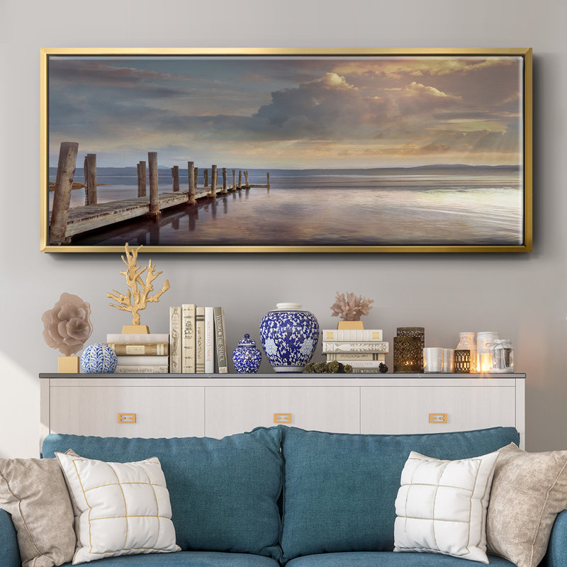 «Evening Reflection», toile encadrée, H 20 po x l 50 po