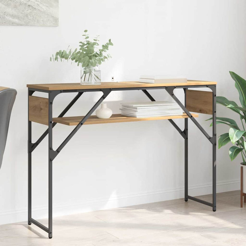 Console Table, 75cm H x 105cm W x 30cm D, Artisan Oak