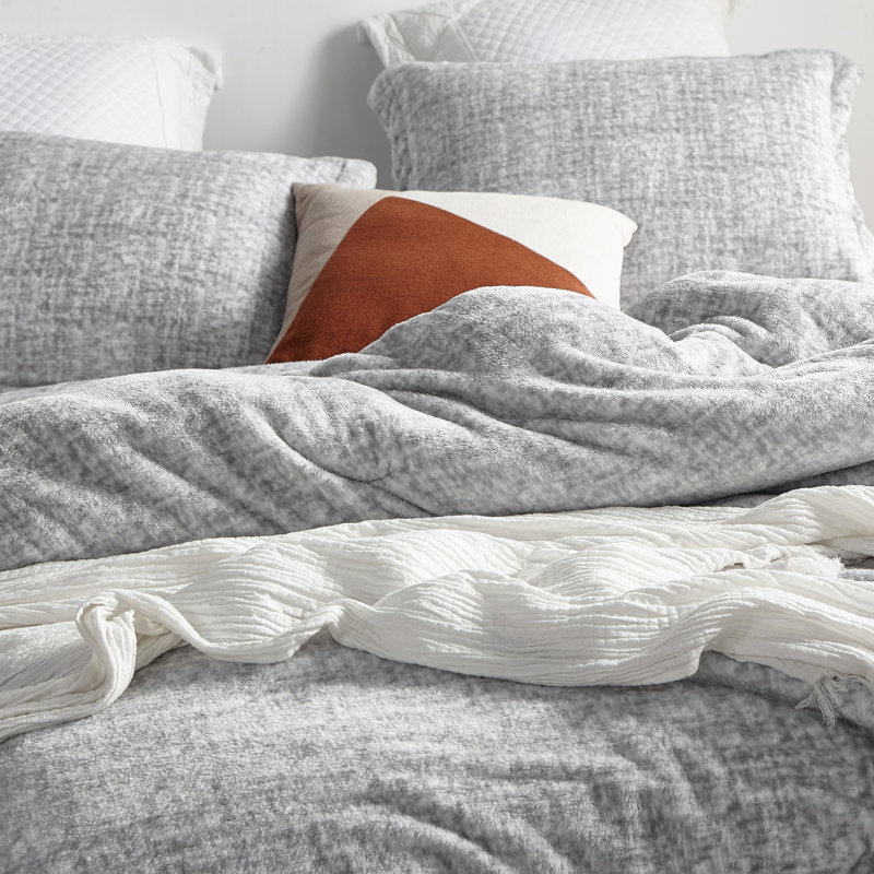 Polyester Baffle Box Stitch Comforter Set, Queen Comforter + 2 Standard Shams