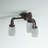 Claude Glass Semi Flush Mount