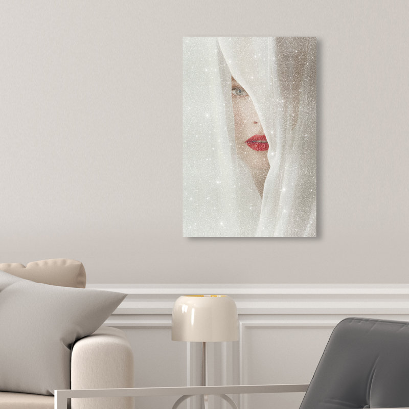 Secret Under Silk Print by Oliver Gal, 15"H x 10"W, Gallery Wrapped