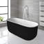 Baignoire de trempage autoportante en acrylique 63 po. X 29 po.-64405635