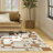 Nordic Abstract Power Loomed Polyester Indoor Area Rug-1894185312