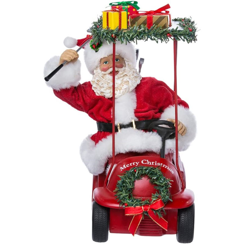 Chariot de golf pour père noël Fabriché