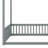 Canopy Frame Floor Bed With Fence, Guardrails-728767834-728767829