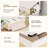 39.3'' Wooden Storage Bench With Safety Hinges 330Lb