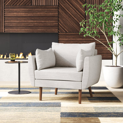 Fauteuil club en polyester 37,5 po Arleaner