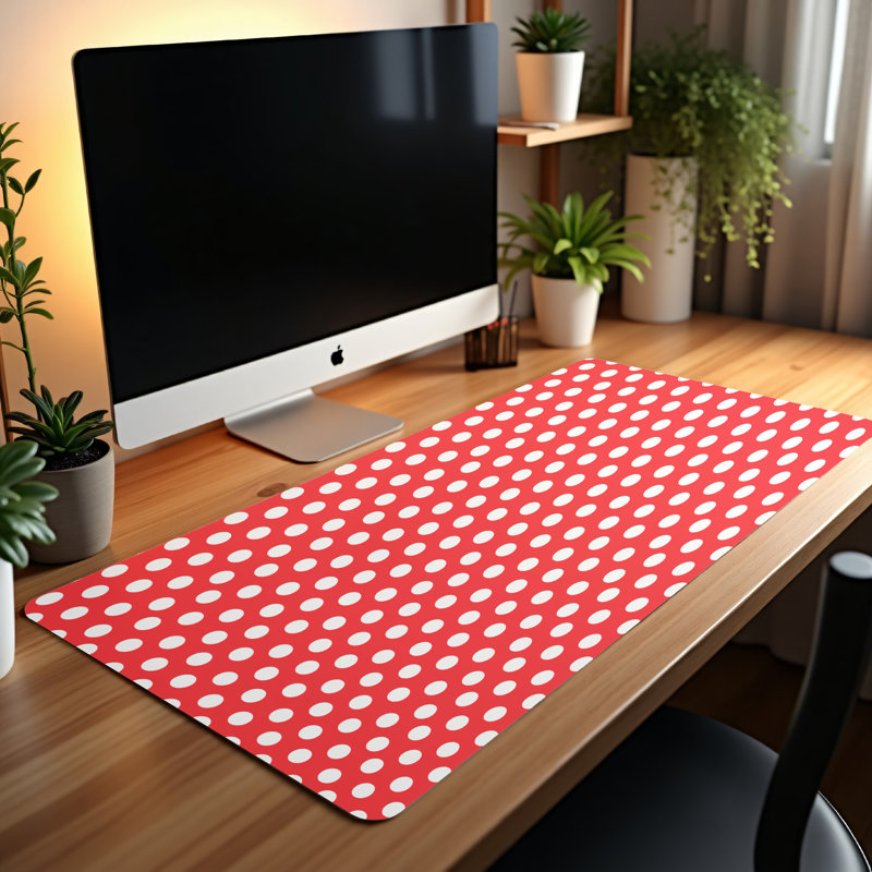 Polyester Desk Pad, 14.4x12.1