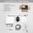 Cube Dual Function Complete Shower System with Rough in-Valve-74878332