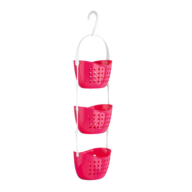 Alanson Shower Caddy, Hot Pink