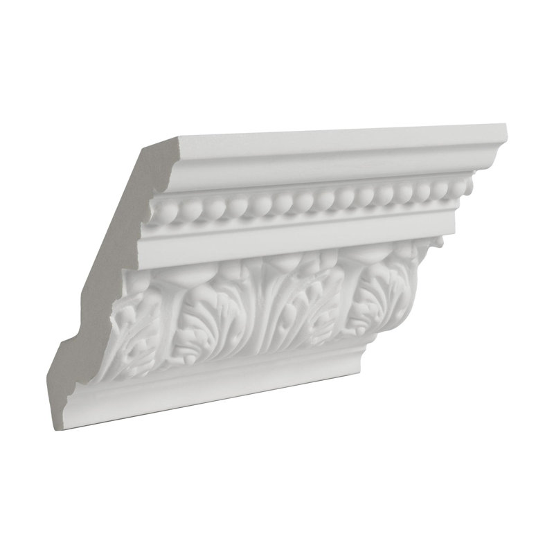 Primed Polyurethane Acanthus Leaf Crown Moulding Sample
