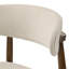 Ensemble de salle à manger 5 pièces Roundhill Furniture Rosalina, table ronde avec 4 chaises élégantes, finition noyer
