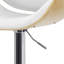 Marana - Tabouret de bar pivotant en bois cintré - Blanc