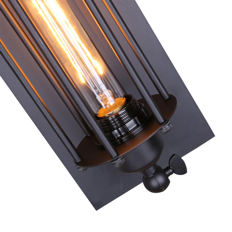 Adwita 1- Light 18.5'' H Dimmable Flush Mounted Wall Sconce