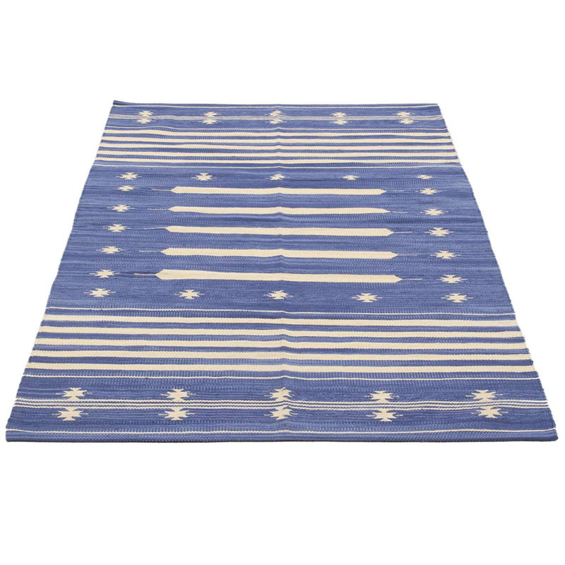 Vinson Geometric Flatweave Indoor / Outdoor Area Rug, Rectangle 60 x 120cm