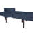 Perdue 81.5" Velvet Square Arm Convertible Sofa-1134429065