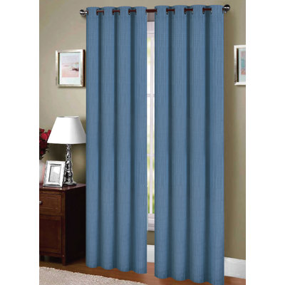 Agner Room Darkening Curtain Single Panel