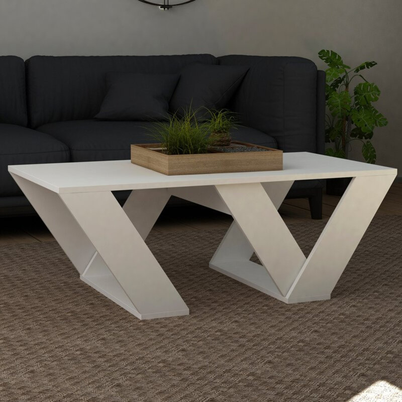 Kiernach Coffee Table, White