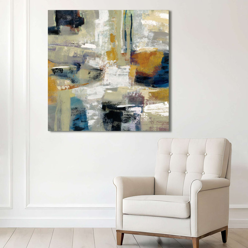 Abstract Full Moon I by Silvia Vassileva - Wrapped Canvas Print, 70 cm H x 70 cm W