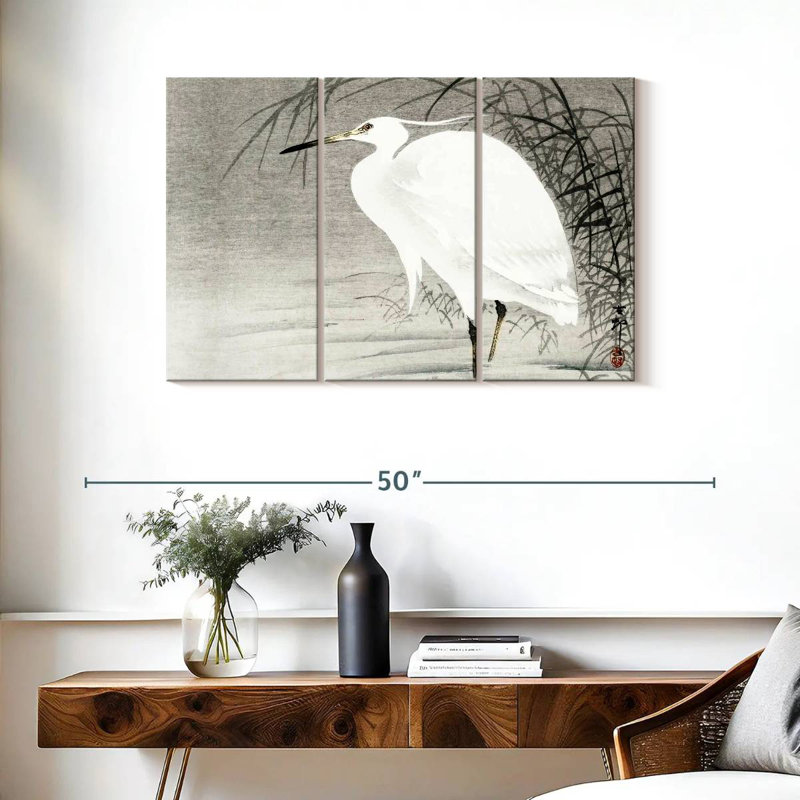 Brampt Little Egret, 24" H x 38" W