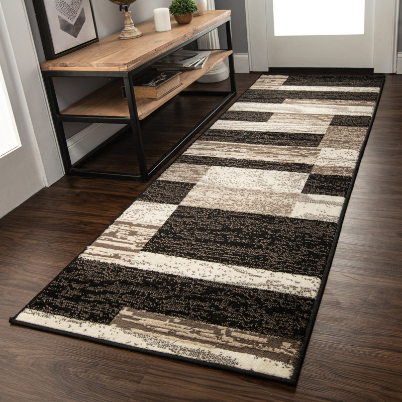 Tapis de couloir d'intérieur 100% polypropylène Valenti, Tapis de couloir 2 pi x 11 pi