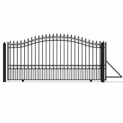 Steel Sliding Driveway Gate - LONDON Style