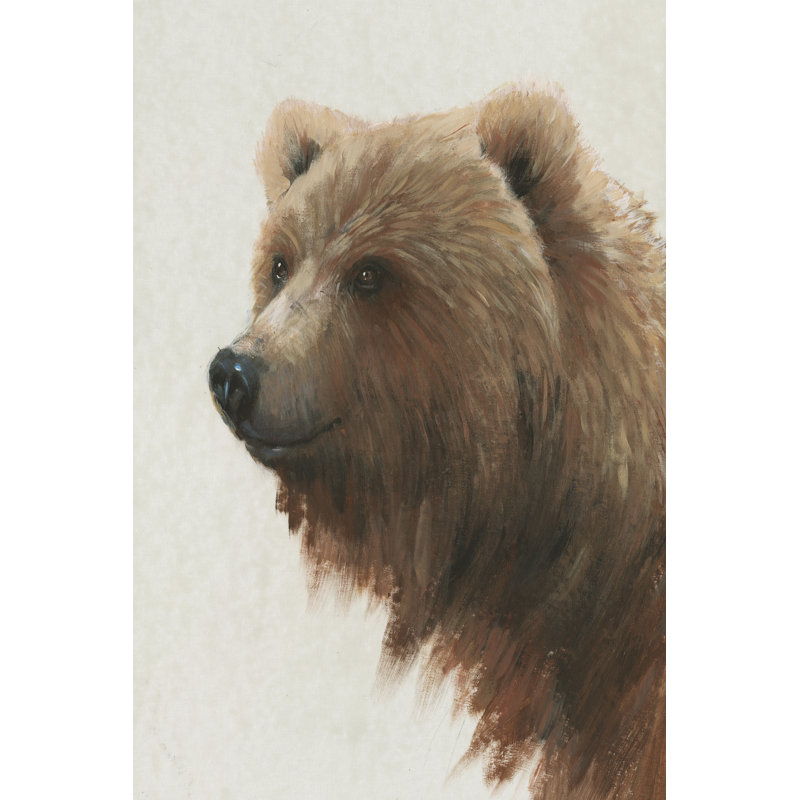 Western Portrait I by Tim OToole - Painting on Canvas, Black Floater Framed, 46cm H x 30cm W