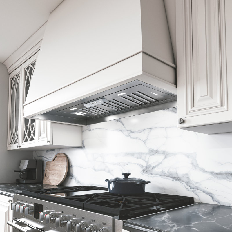 Tornado III 38" Shell Only Insert Range Hood with LED Lights in Stainless Steel