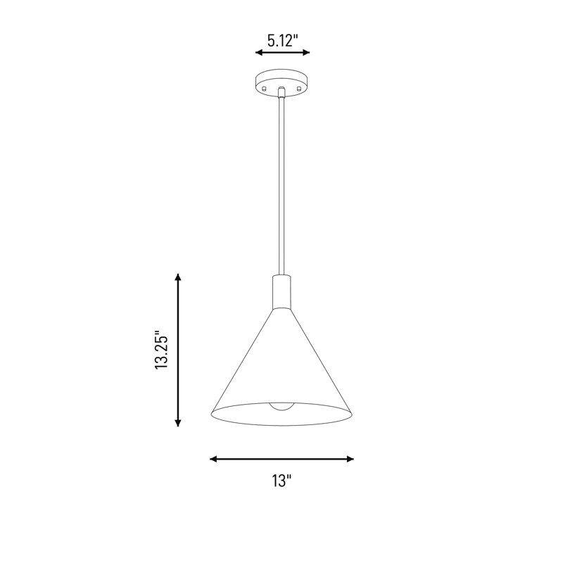 Pharos 1-Light Pendant in Noble Brass by Breegan Jane