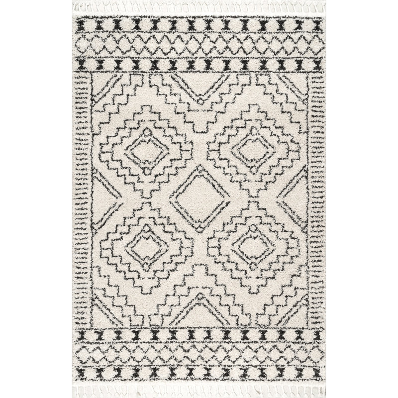 Southwestern Area Rug, Rectangle 6' 7" x 9' 2"