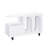 Mobile End Table With Lockable Wheels, Cream Style Side Table With Storage Drawer, 11.8Inch Narrow Nightstand With Multi-Layer Storage, Living Room-1079416349