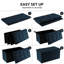 Banc de rangement rembourré à couvercle rabattable-415682557