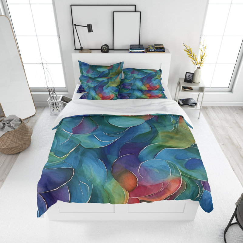 Abstract Duvet Cover, King Duvet Cover + 2 King Pillowcases