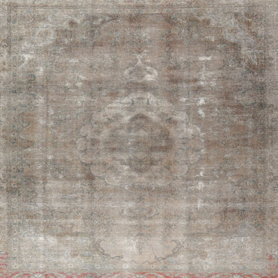 Tapis décoratif gris oriental Preusser