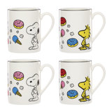 Lenox Chef Snoopy Mugs, Set of 4