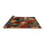 Tapis brun/bleu/gris/zone contemporaine-2004261477