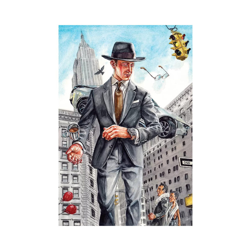 A New York City Symphony 1 Piece Wrapped Canvas Wall Art, 66.04 cm H x 45.72 cm W