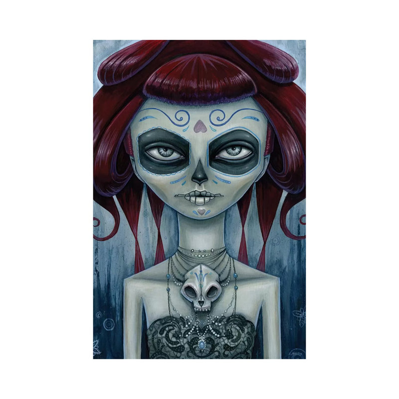 Sweet Rose by Megan Majewski - Wrapped Canvas Print, 20.32 cm H x 30.48 cm W