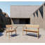 Tanso Outdoor Teak Bench