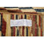 Tapis unique en laine noué à la main brun / beige nouvel âge 3 pi 2 po x 4 pi 7 po