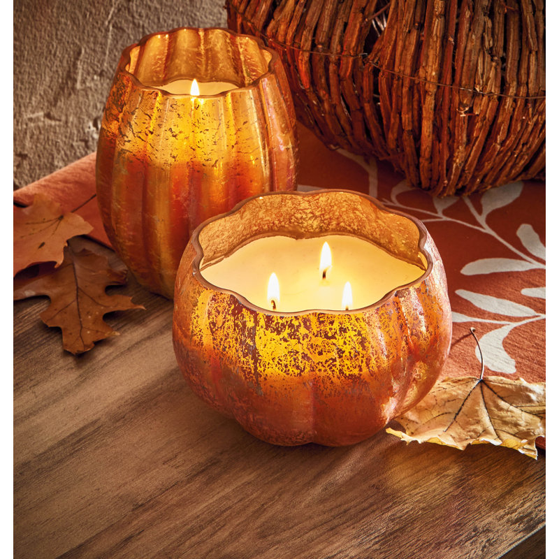  Harvest Pumpkin Candle Tall
